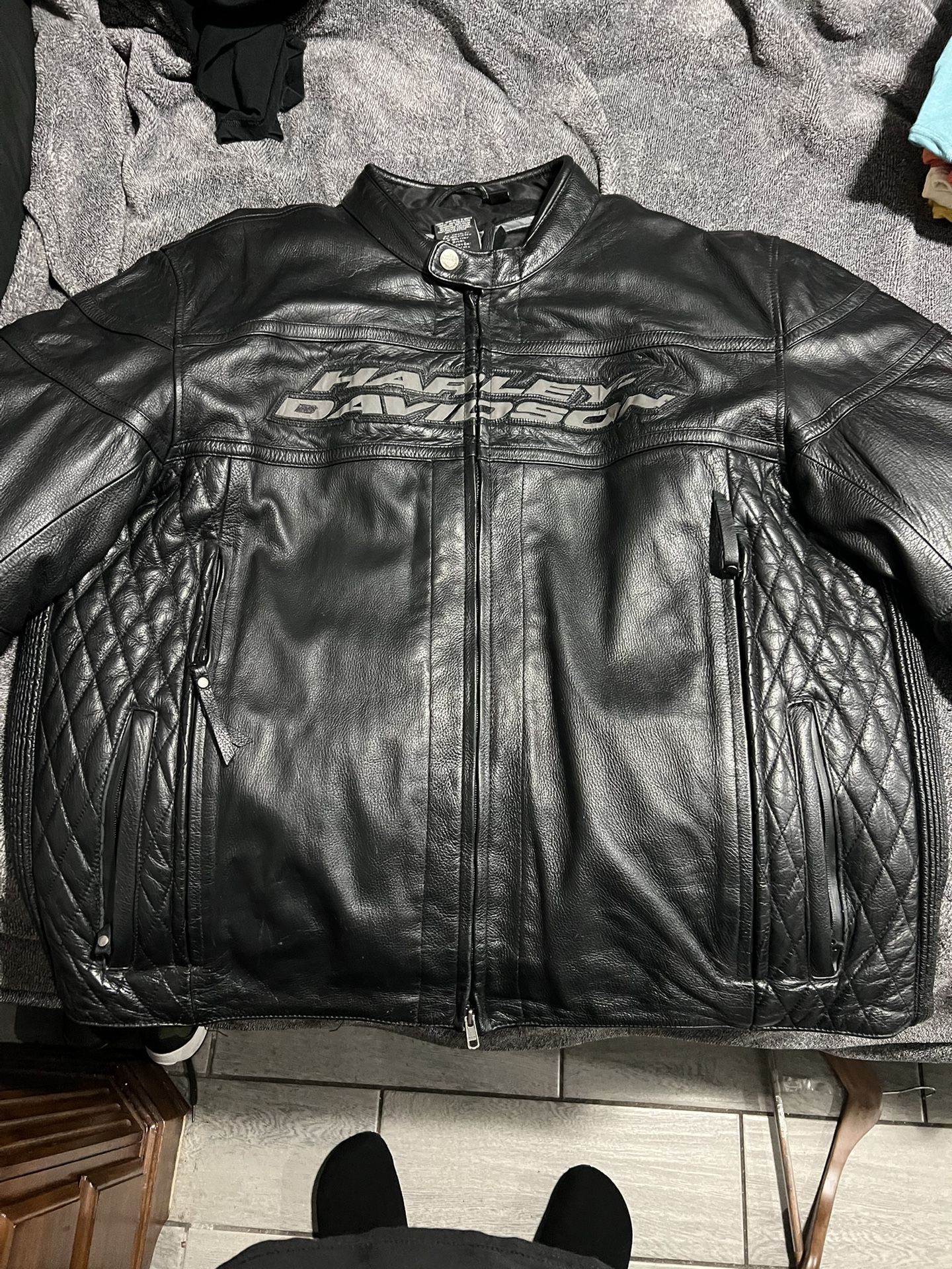 Harley Davidson Leather Riding Jacket 3XL