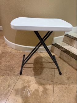 Lifetime 26”X18” Folding Table With Adjustable in height