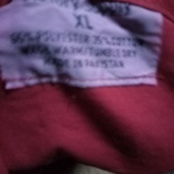 XL Red King County Jail Uniform Crisp Like New
