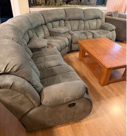 Large Sectional Recliner Sofa
