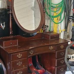 Antique Dresser + Mirror