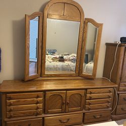 Dresser And Armoire 
