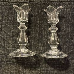 Glass Candle Holders