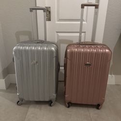 His And Hers Hard Case Shell Luggage 