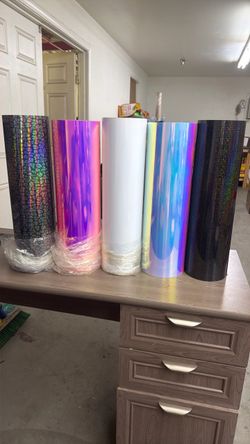 Vinyl laser ornamental engraving HTV