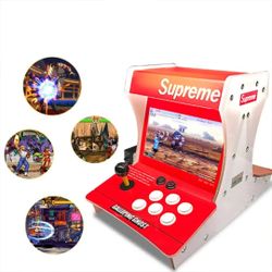 【8000 Games in 1 】 Arcade Game Console Classic Retro Upright Game Machine for 1-4 Player Desktop Arcade Machine , 1280PX720 H