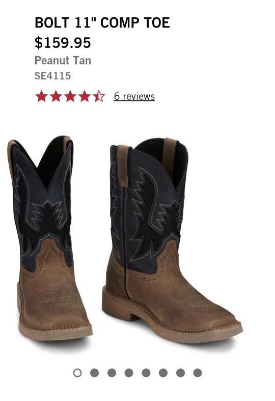 Men Justin Boots