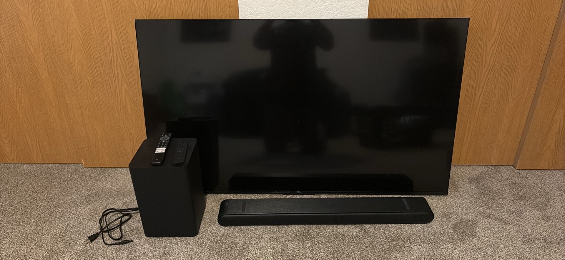 55” TCL Tv With Surround