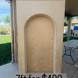 7ft 3d arch with or without shelves