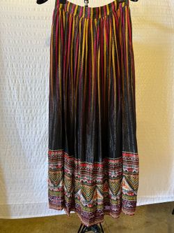 Tanvi Kedia 100% Silk Maxi Skirt β Size M