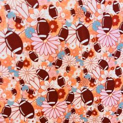 Football Stretch Fabric Remnant 