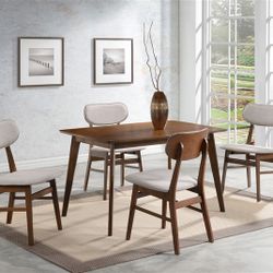 Brand New 5 Piece Chestnut Dining Set