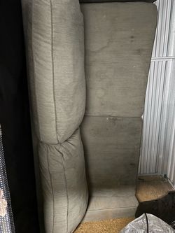 Gray Fabric Sofa Section