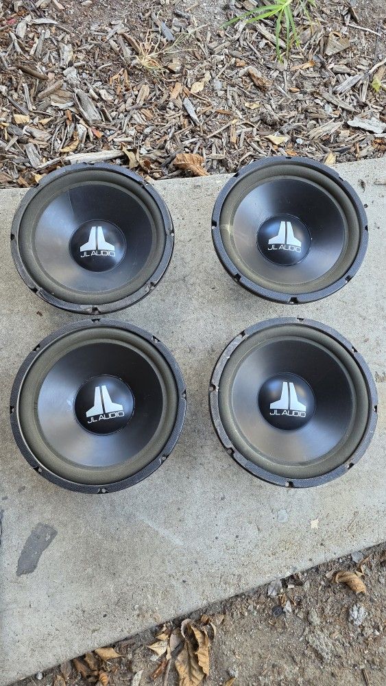 Jl Audio 10" W1 Subwoofers Old School Alpine Kicker Orion Mtx Fosgate Memphis Kenwood Pioneer Diamond Audio Phoenix Gold Ppi Xtant Woofers Speakers