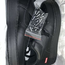 Supreme Black Air Force One Size 10.5