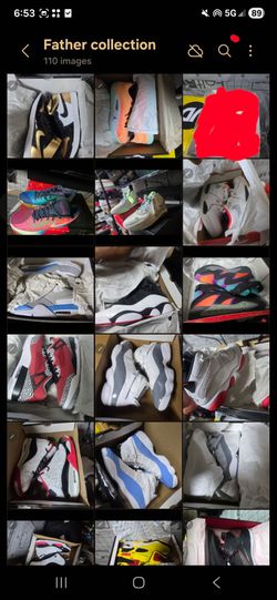 100 pairs of brand new shoes  Jordan.. Nike..david Robinsons... Patrick Ewing...Kobe