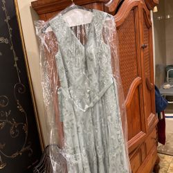 Formal Sage Dress- David’s Bridal 