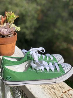 Sketchers Green Size 10