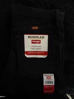 Rustler by Wrangler Black Jeans 32x30