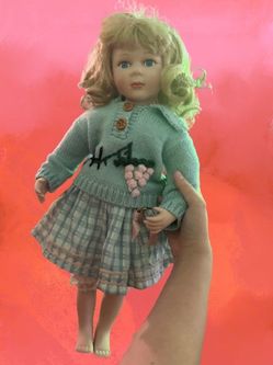 Collectible porcelain doll