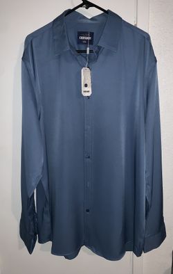 COOFANDY Mens Stretch Dress Shirts Long Sleeve Button Down Shirt Regular Fit Formal Business Wedding Shirts! Size 2XL