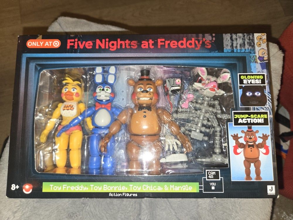 [Target Exclusive] Five Nights At Freddy's Bonnie, Freddy, Chica, Mangle 4 Pack $65