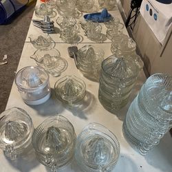 60+ Vintage Collector Glass Juicers  