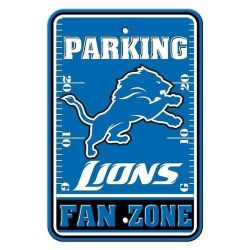 Detroit Lions Parking Only Sign