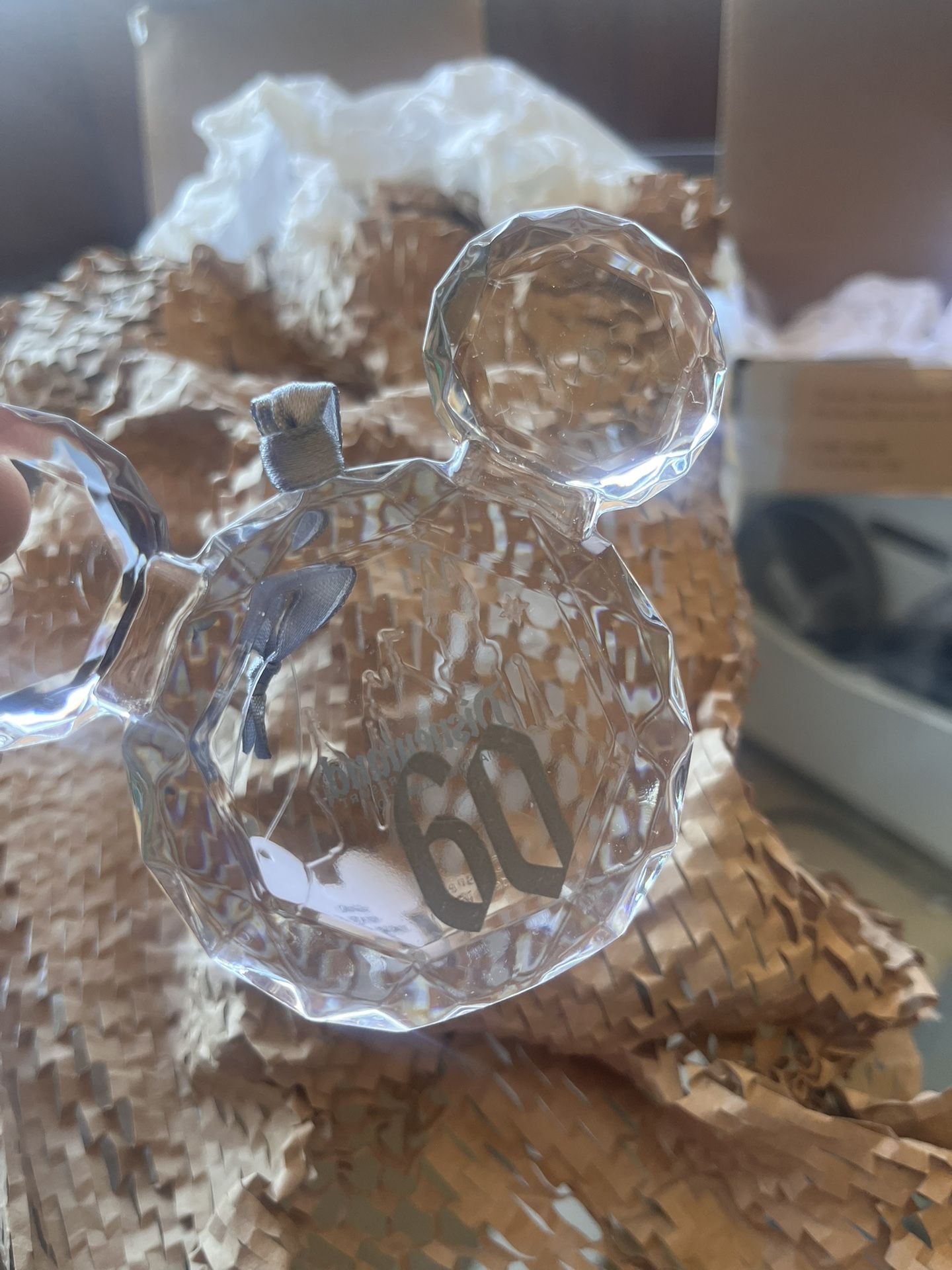 Disney 60th Anniversary Mickey Mouse Icon Gem Ornament