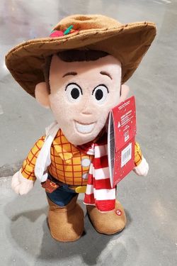 Pixar Toy Story Woody Animated Plush Holiday Christmas Toy NEW
