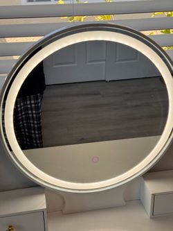 LED Vanity Desk & Stool