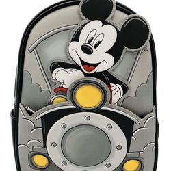 Mickey Mouse Train Conductor Loungefly Backpack
