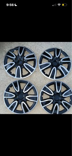 WJ-5087-15” Hubcaps Wheel Covers Set of 4 New Light Scratches