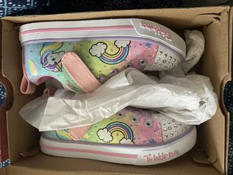 Girls Size 11 Skechers NIB 49.99 On Amazon