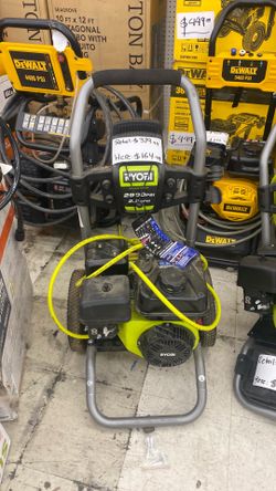 RYOBI Pressure Washer 2900 PSI 2.5 GPM