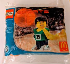 2004  MCDONALD'S HAPPY MEAL TOY LEGO NO #8  BASKETBALL PLAYER