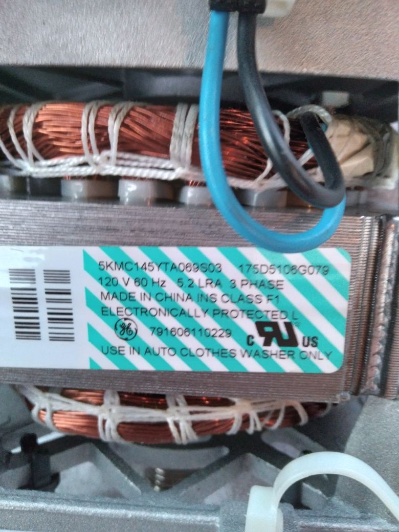GE Washer Motor P# 5KMC145YTA069S03 175D5106G079 New GE washing machine motor
