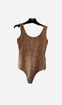 American Eagle Outfitters Leopard Print Bodysuit size M