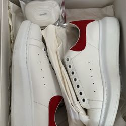 Alexander McQueen Leather Low Top Sneakers Size 36