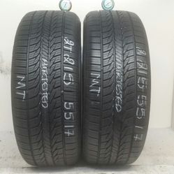 2 Tires 215 55 17 General altimax rt43 high tread