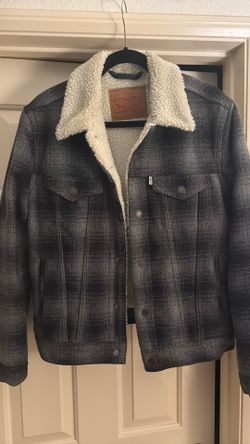 Men’s Levi’s Plaid Sherpa Jacket