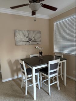 Table and 4 chairs