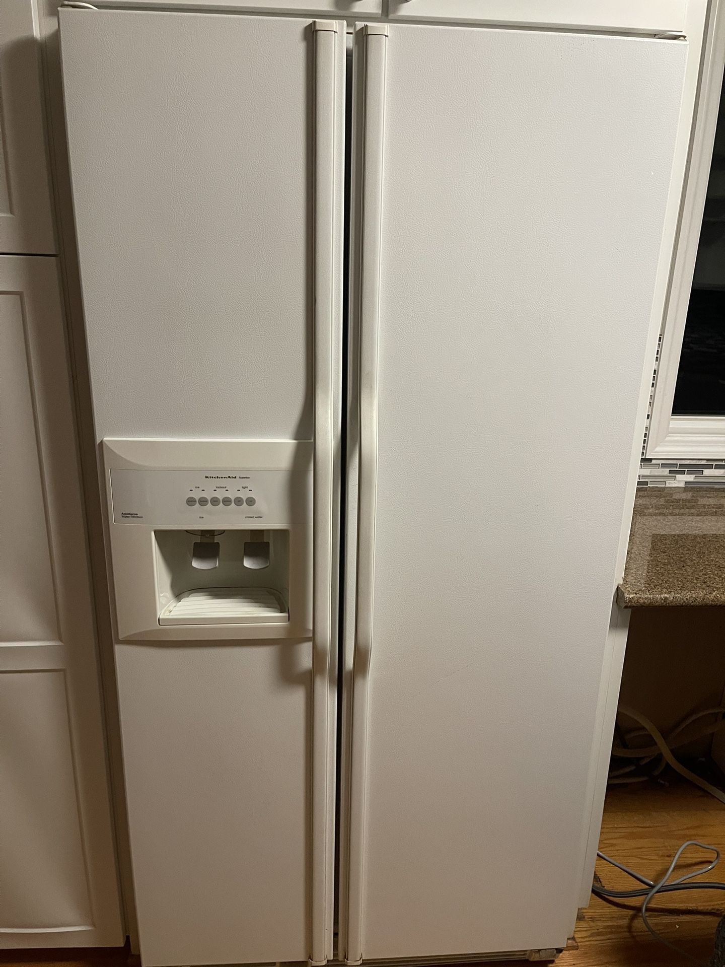 White Kitchenaid Superba Refrigerator