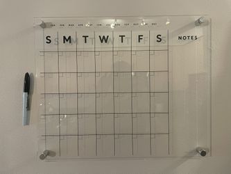 Dry Erase Calendar