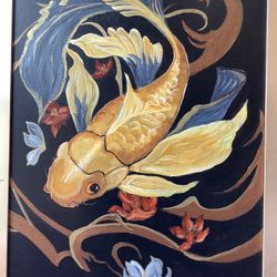 Beautiful Mystic Koi Painting 