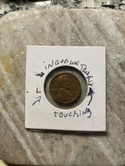 1968 D Obverse Strike Error Coin