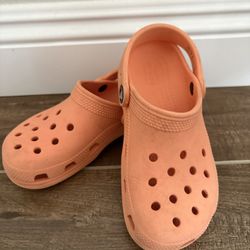Orange Crocs Childs 13