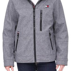 Tommy Hilfiger Classic soft-shell Sherpa lined hoody in breathable polyester