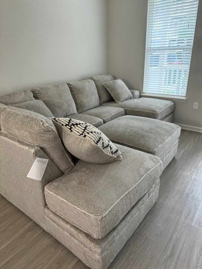 Sectional With Ottoman