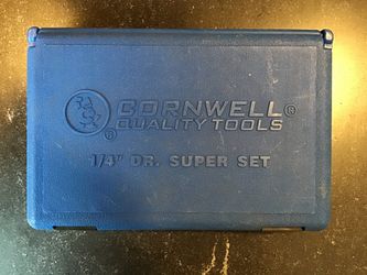 CORNWELL TOOLS 1/4” drive super set